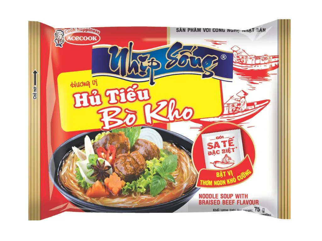 [FODPA004] Hủ Tiếu Nhịp Sống Bò Kho 75g