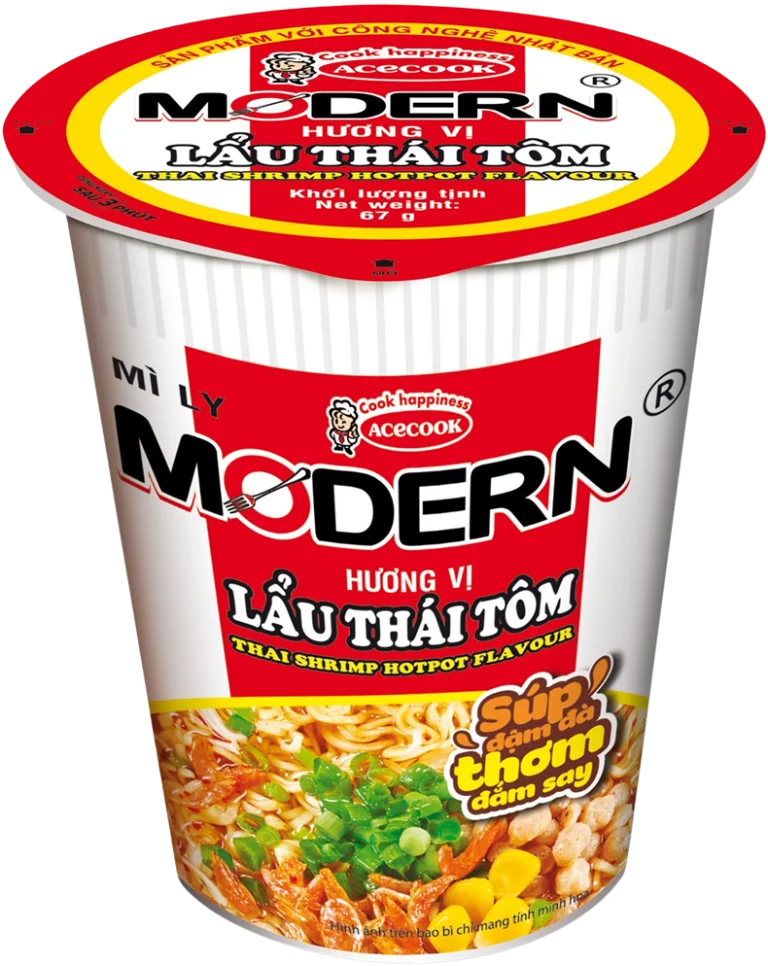 [FODMI020] S-Mì Ly Modern Hương Vị Lẩu Thái Tôm 67g