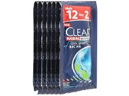 Dầu Gội dây CLEAR MEN Mát Lạnh Bạc Hà(12*5g)