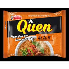 Mì Quen Hương Vị Bò Sa Tế 62g