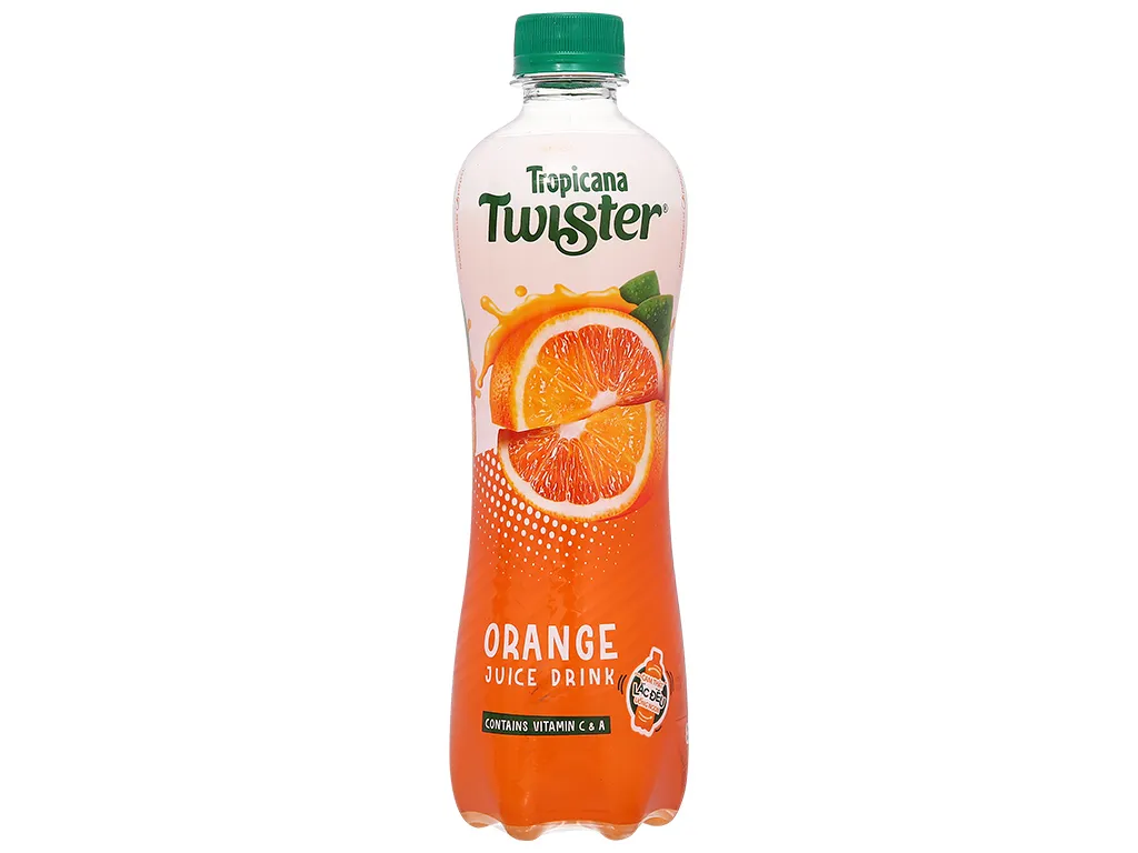 Nước chai Cam ép TWISTER 450ml -Niti