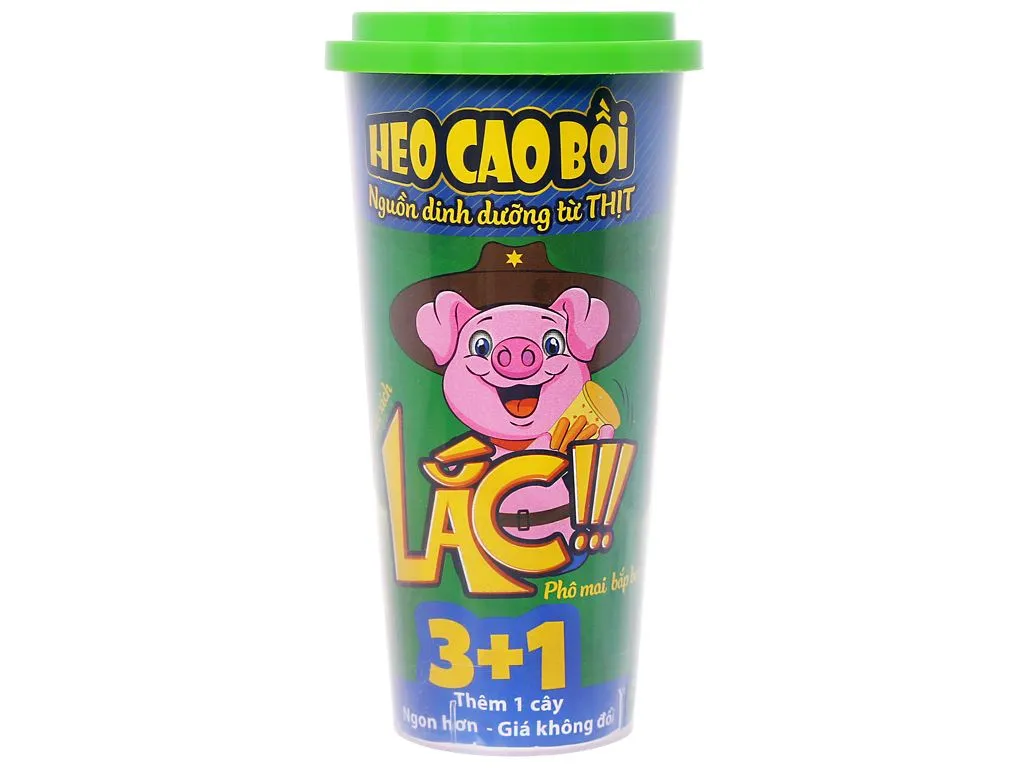 Xúc xích Heo Cao Bồi lắc phô mai bắp bơ