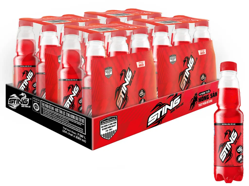 Nước chai thùng STING