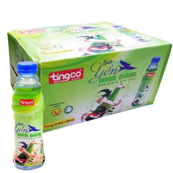 Nước Thùng yến nha đam TINGCO chai