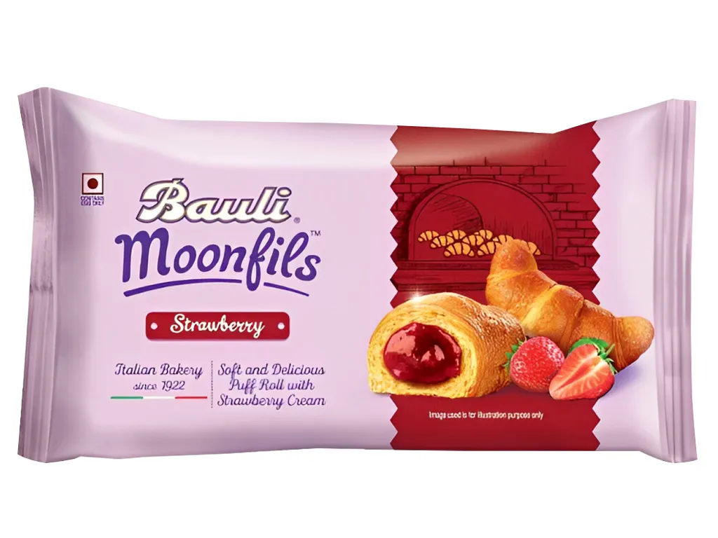 S-Bánh sừng bò Bauli dâu 45g