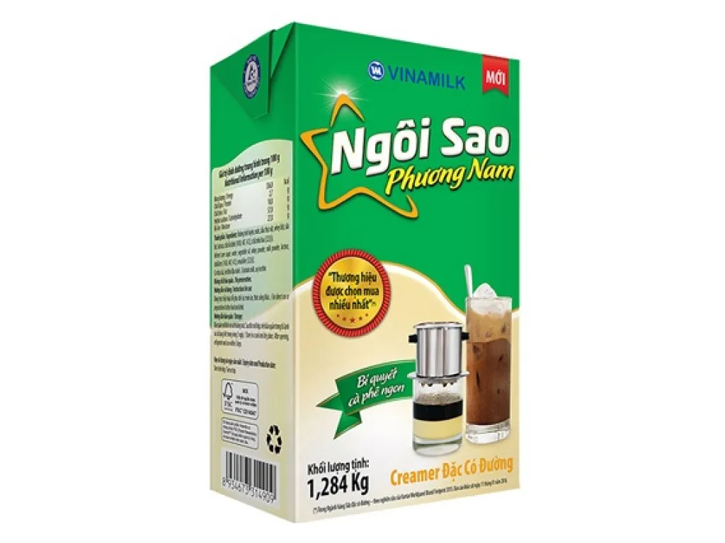 S-Sữa hộp NGÔI SAO PHƯƠNG NAM 1,284kg xanh lá