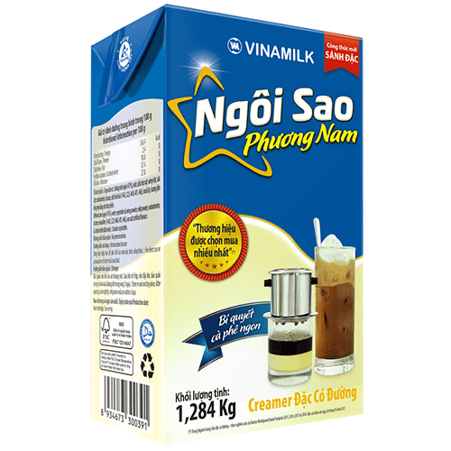 Sữa đặc ngôi sao phương nam xanh dương 1,284kg-Niti