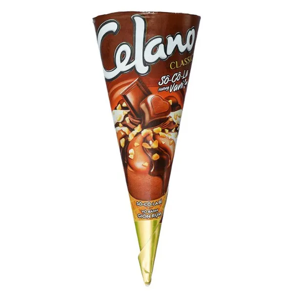 Kem Ốc Celano Cone Socola Vani 66g