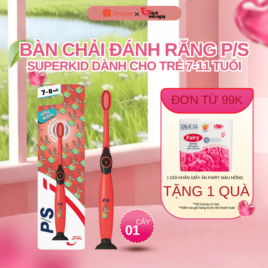 [KIDOR004] S-Bàn chải PS SUPER 7-11T