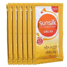 [HPCSH013] S-Dầu Xả SUNSILK Mềm Mượt Diệu Kỳ (Vàng) 6g x10/84 dây